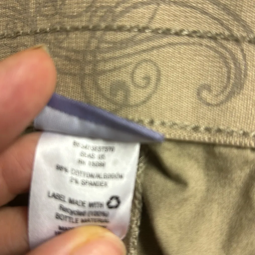 Laura Scott Missy Size 14 No Gap Polplin Shorts Waistband Stretch - Image 6