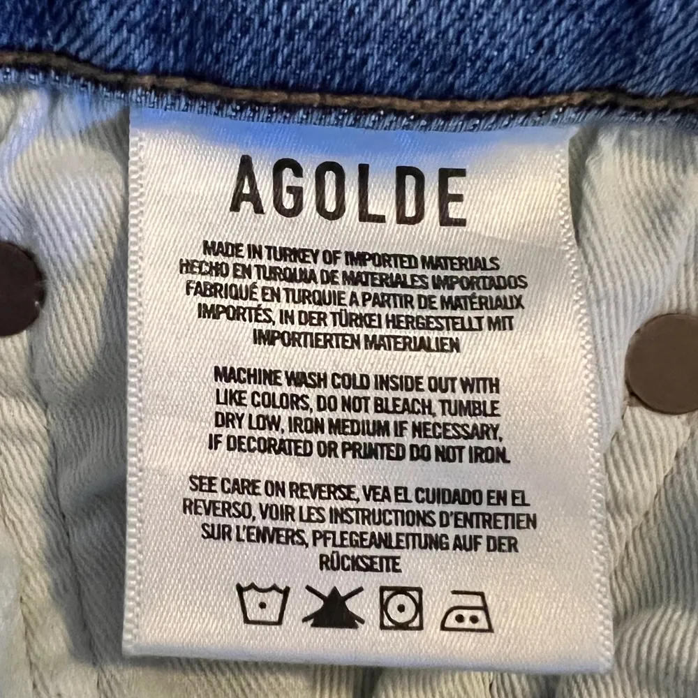 AGOLDE 29 Nico High-Rise Slim Fit Jeans in Rooted - Image 13