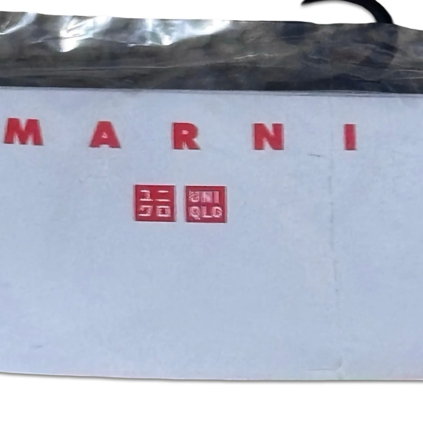 Marni x Uniqlo Silk Furoshiki Scarf Blue Green Abstract Art Print 27.5 Inches - Image 6