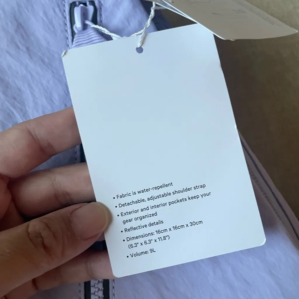 Lululemon Fast Track Bag 2.0 9L - Lavender Frost - Image 15