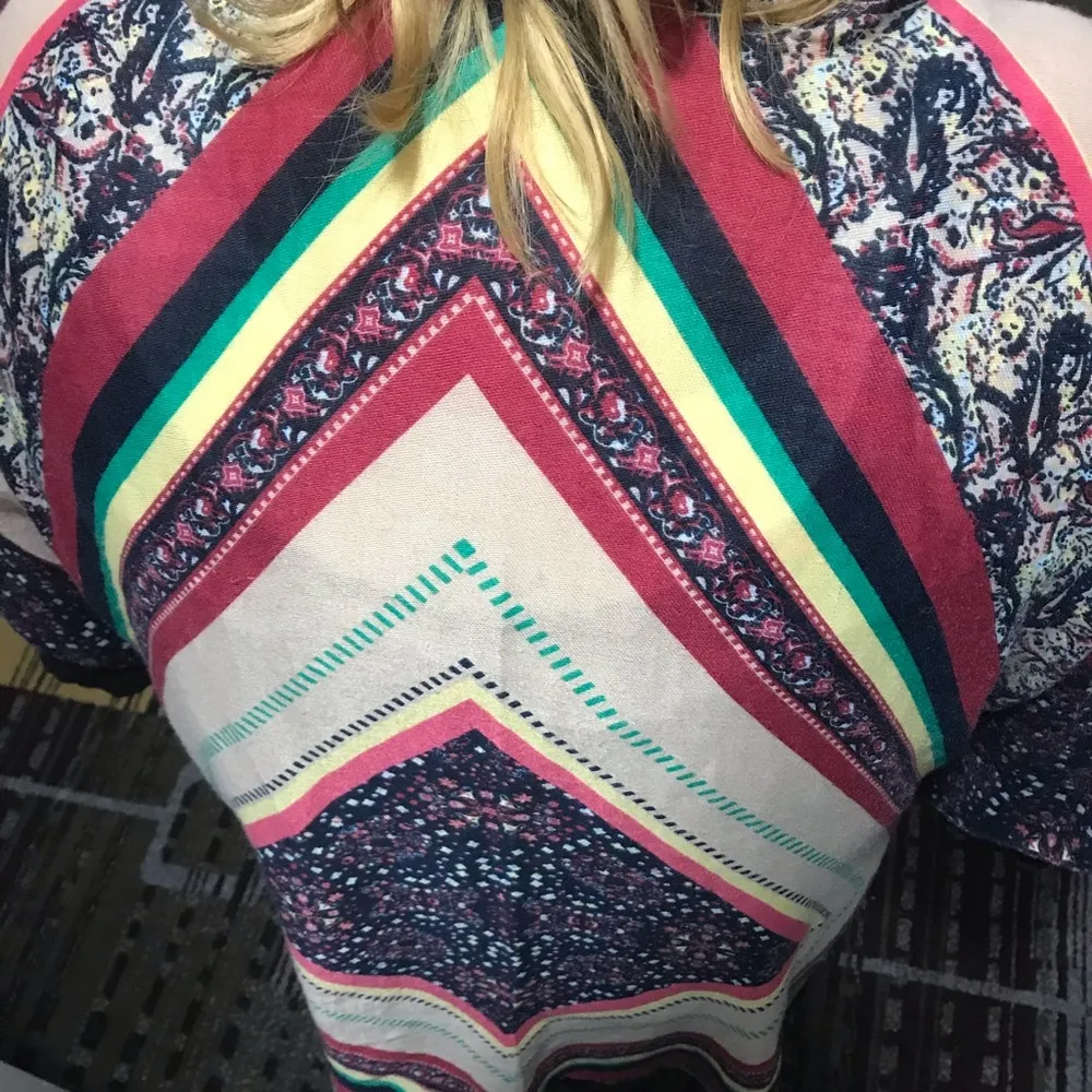 Major sale $15 was $40 plus sized rainbow kimono floral perfect festival - Image 4