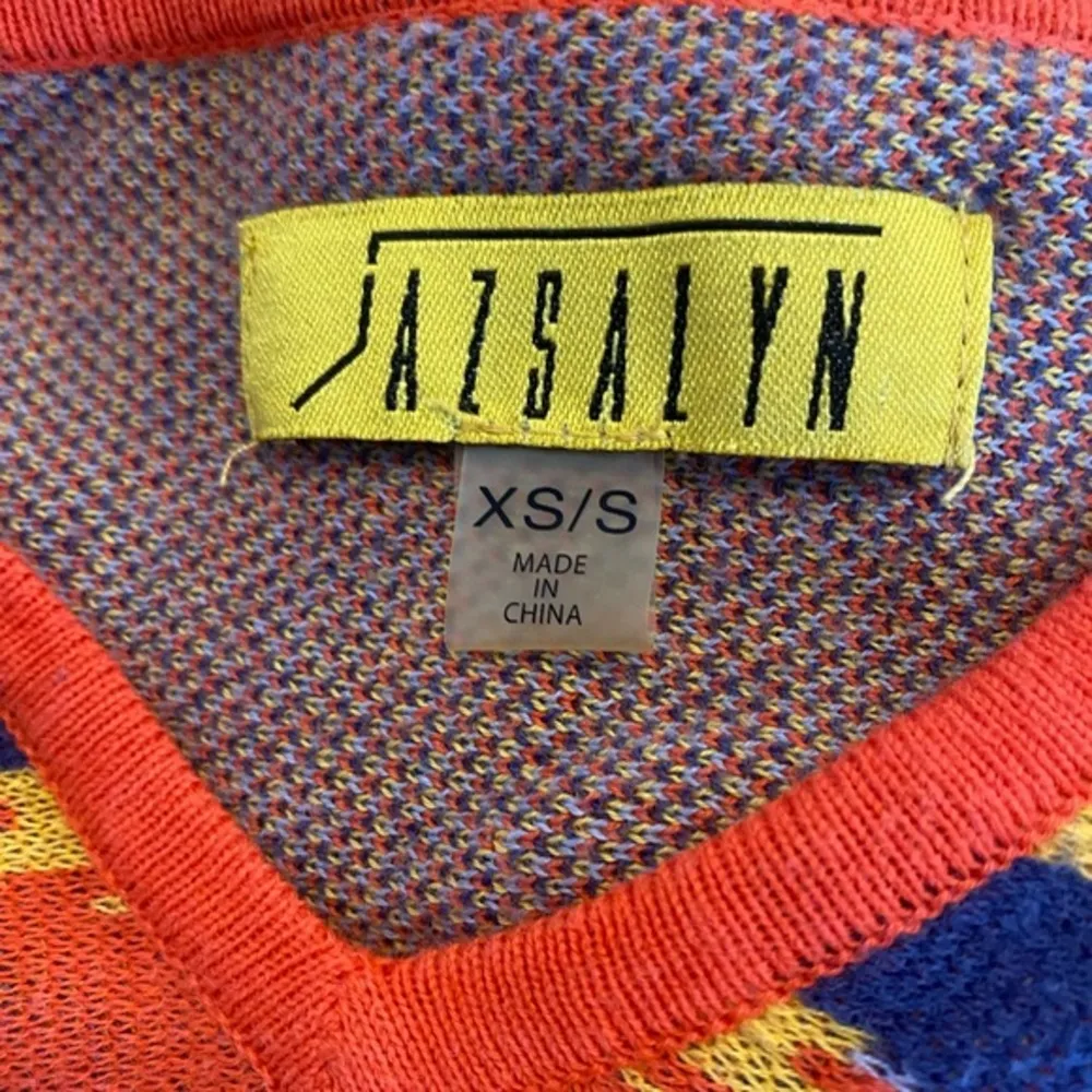 PONCHO MULTI COLORED‎ Yellow Size XS - Image 5