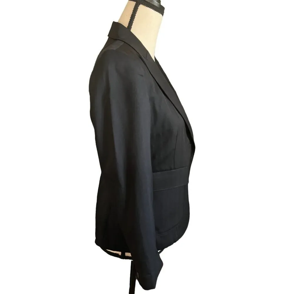 Rag And Bone Blazer/Suit Black Wool Size 2 - Image 4