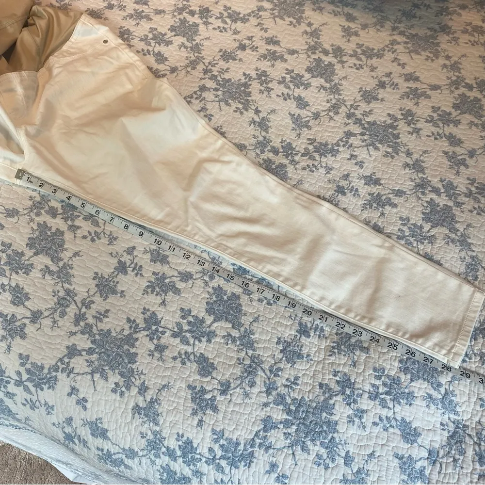 Isabel Maternity For Target White Skinny Maternity Postpartum Jean Size 10 - Image 5