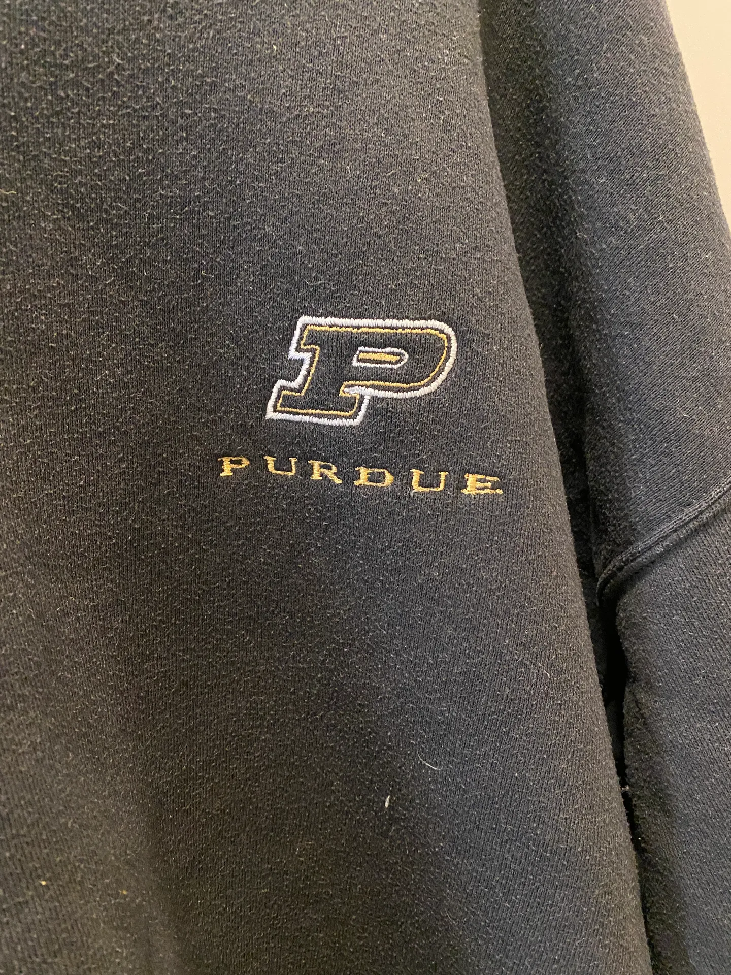 Purdue Vintage Oversized Pullover! Black Size XL - Image 3