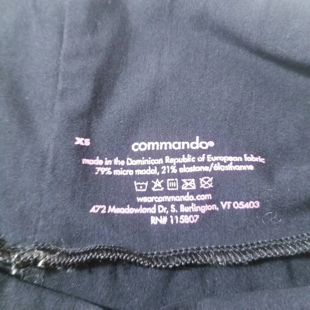 Commando Black  Jogger Activewear Pull-on Pants - Image 2