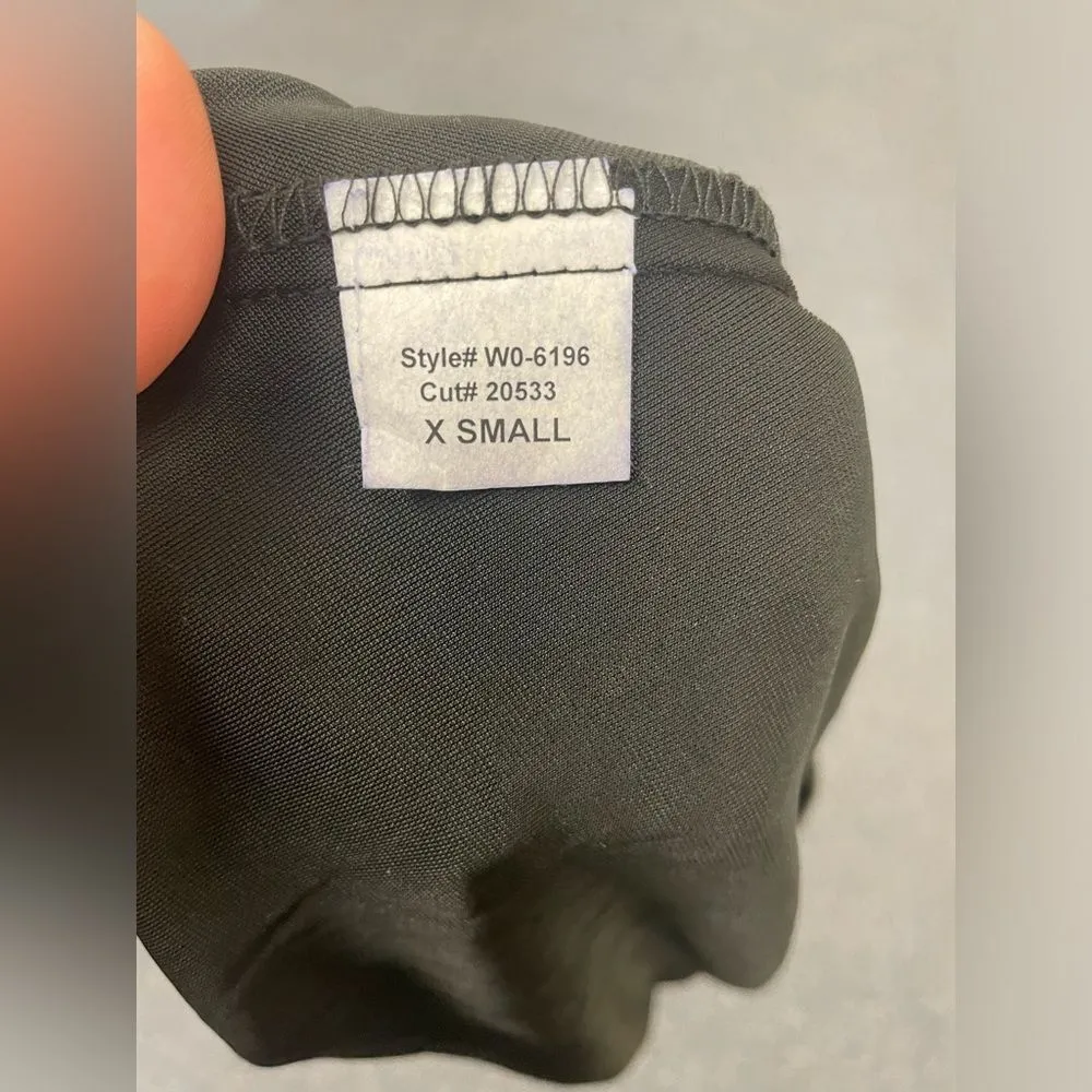 Aqua Womens High Neck Black Velvet High Low Dress Size XS - Image 6