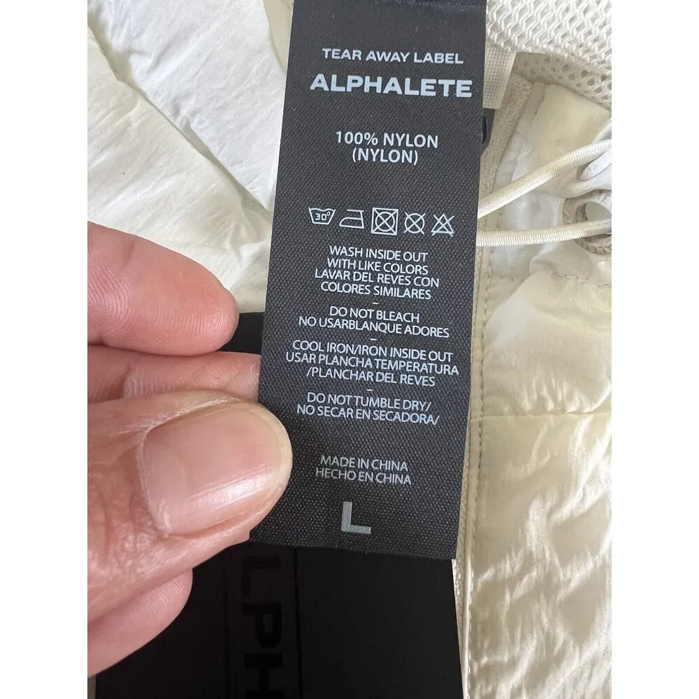 Alphalete Performance Endure Crop Jacket, Sage Women's Size Large Windbreaker - Image 10