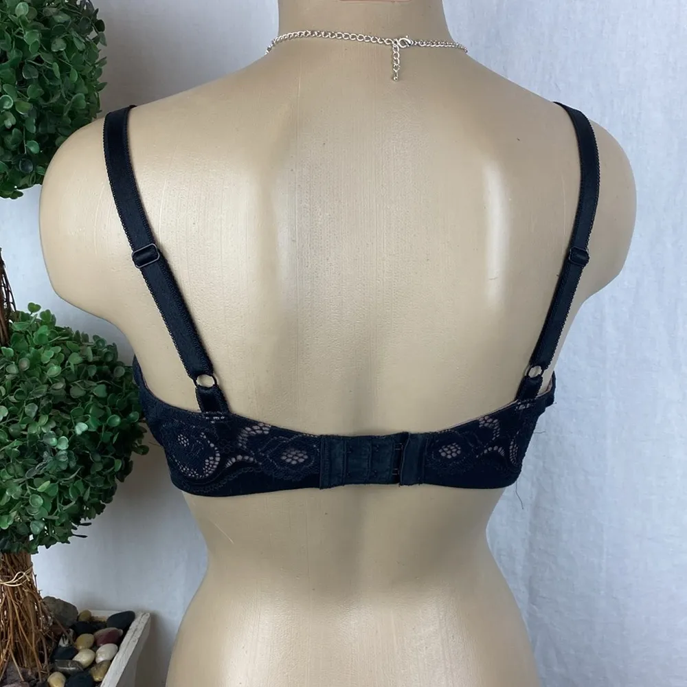 Wacoal Black 853347 French Garden Seamless T Shirt Bra 34DDD - Image 3