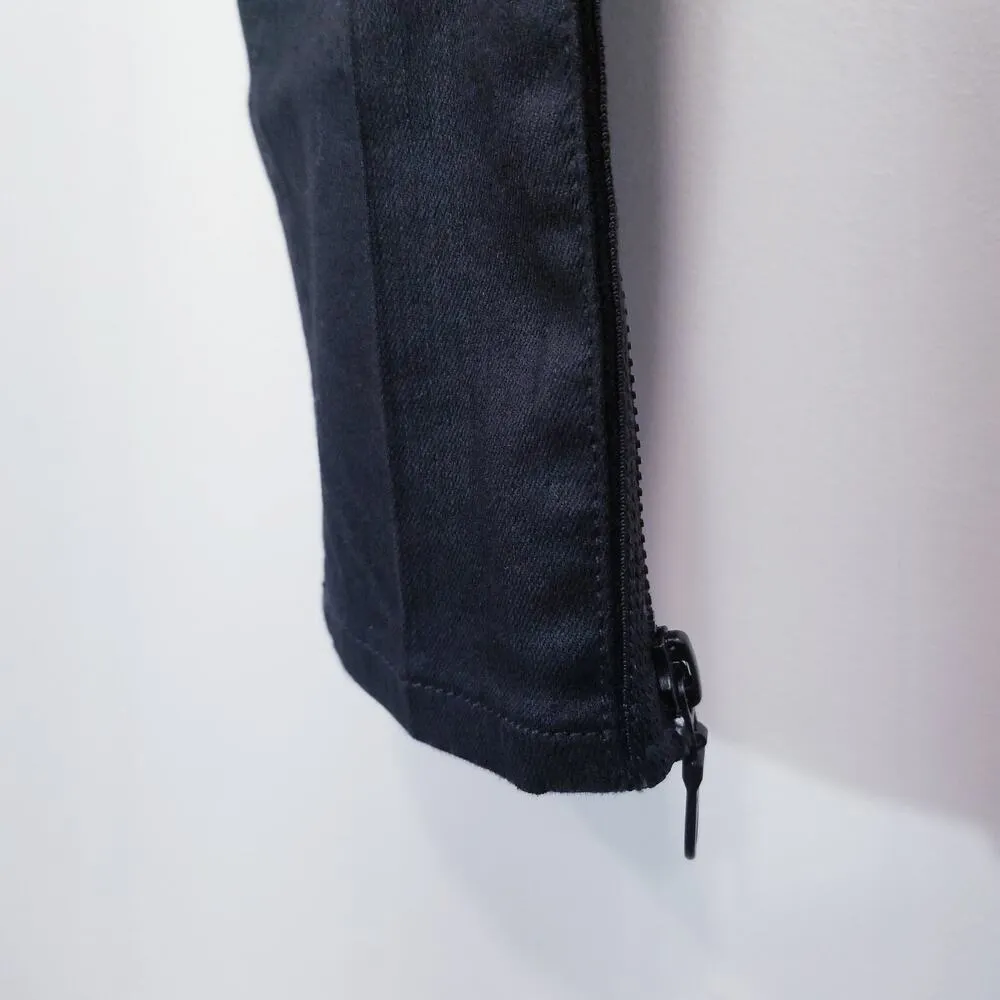 Black Orchid Los Angeles Women size 29 Equinox Skinny Pants Midrise Ankle Zip - Image 11