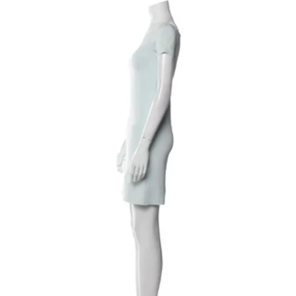 HELMUT LANG | XS | Bateau Neckline Mini Dress Off The Shoulder  Bodycon Sheath - Image 4