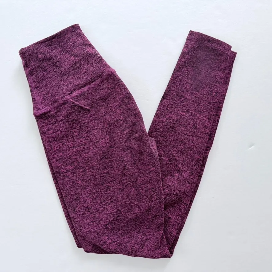 Beyond Yoga Spacedye Caught in The Midi High Waisted Legging Small Beet Purple - Image 2