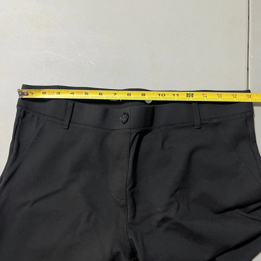 Beta Brand Women's Classic Dress Pant Yoga Straight Black Pants Size 14 Short - Image 7