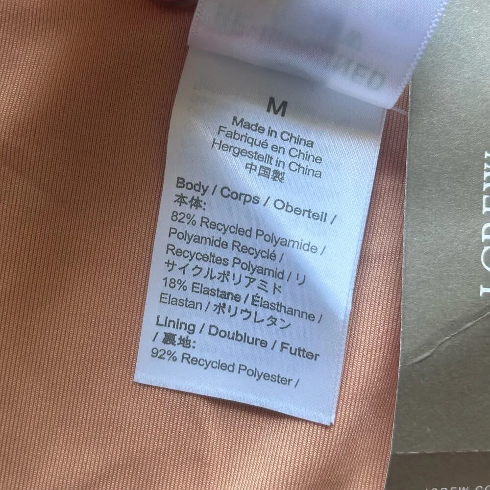 J. Crew Curved-Waist Cheeky Hot Pink Bikini Swim Bottoms M Medium New - Image 5