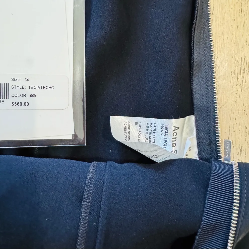 Acne Studios highwaisted  Tecia Tech CR Stirrup  
Pants NEW - Image 2