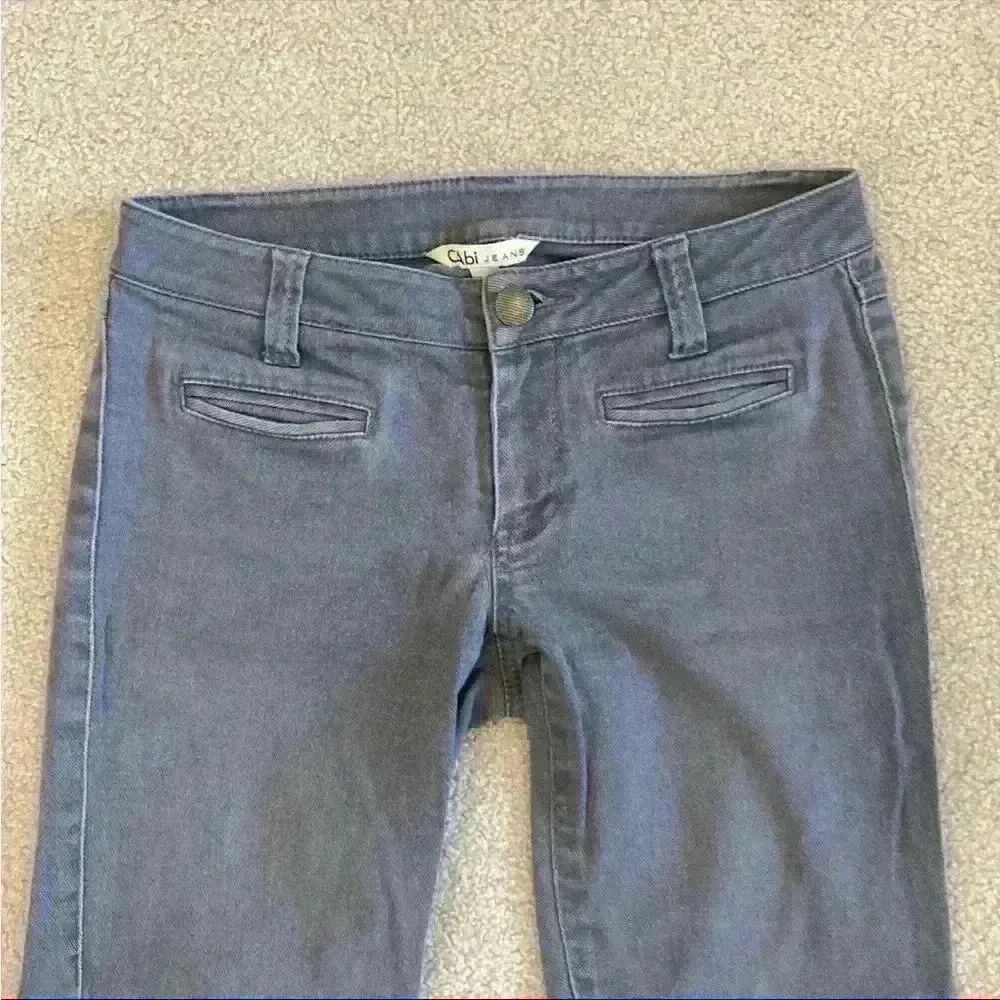 CAbi Jeans Gray Jeans with Zipper Ankle Size 2 - Image 2