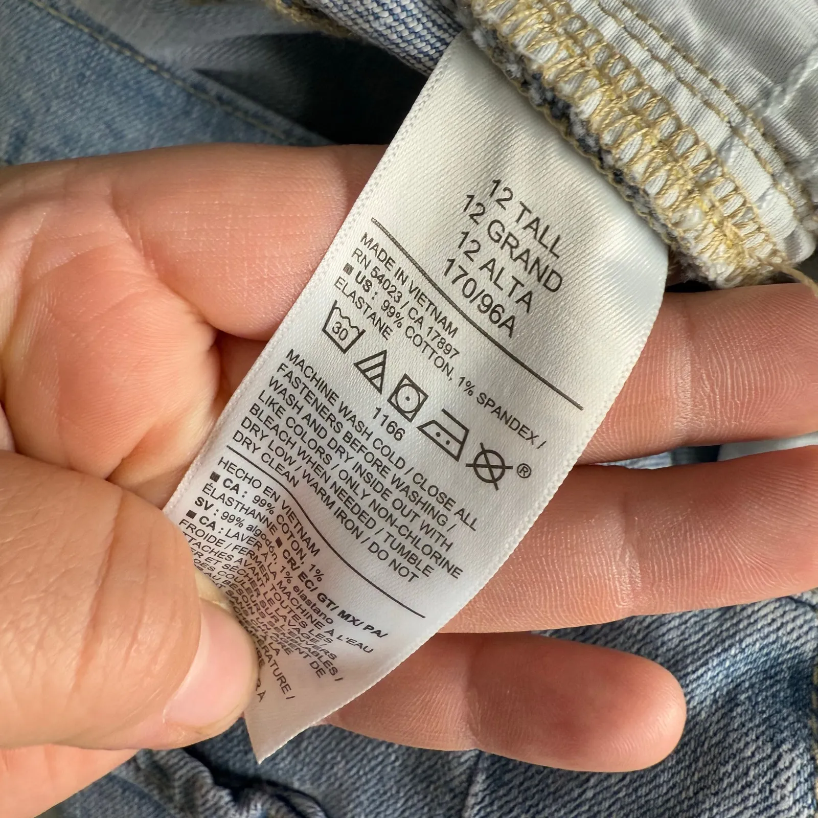 Gap High-Waisted Barrel Ankle Jeans, 12 Tall, 804461 - Image 5