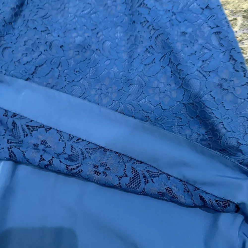 J.Crew Cobalt Blue Lace Sheath Dress Size 8 Wedding Guest Cocktail - Image 10