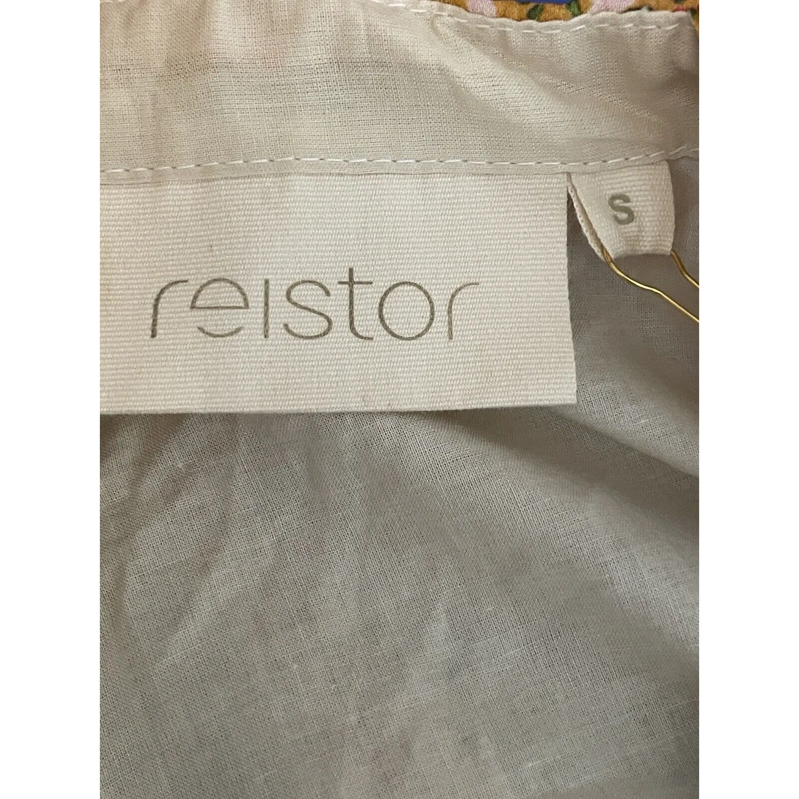 Reistor Sunset to Sunrise Dress Size Small Sleeveless Tiered‎ Orange Floral NWT - Image 6