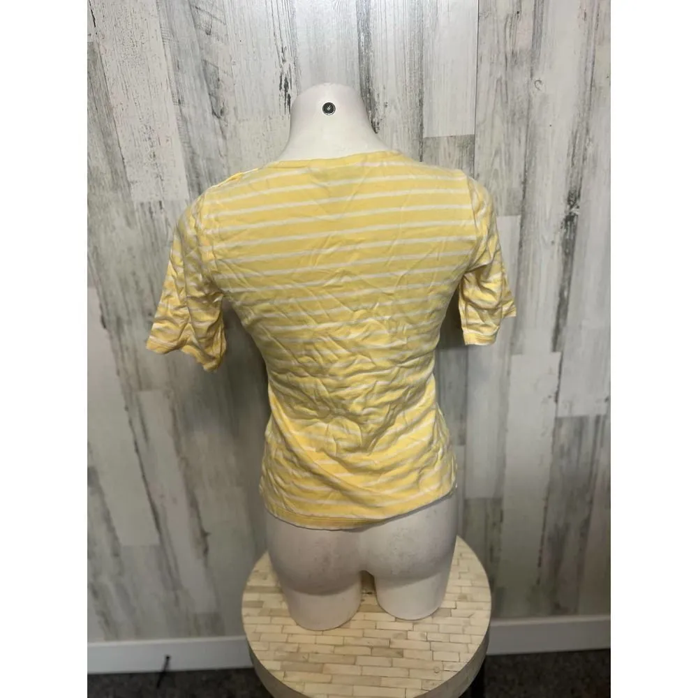 Christopher & Banks Yellow blouse - Image 3