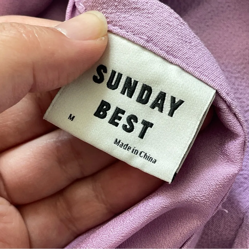 Sunday Best Skirt wrap mini dawson womens Purple (medium) minimalist party lilac - Image 2