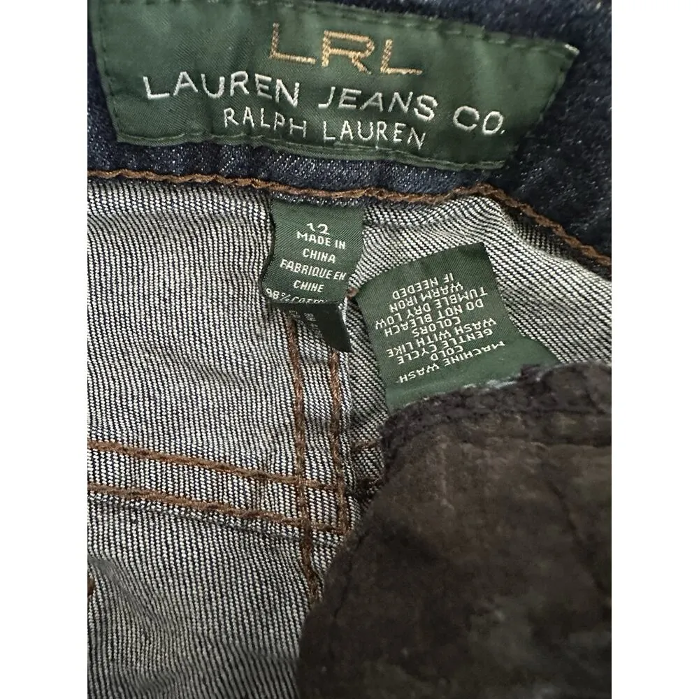 Ralph Lauren Jeans Women’s Size 12 Dark Wash Modern Straight Lauren Jeans Co - Image 8