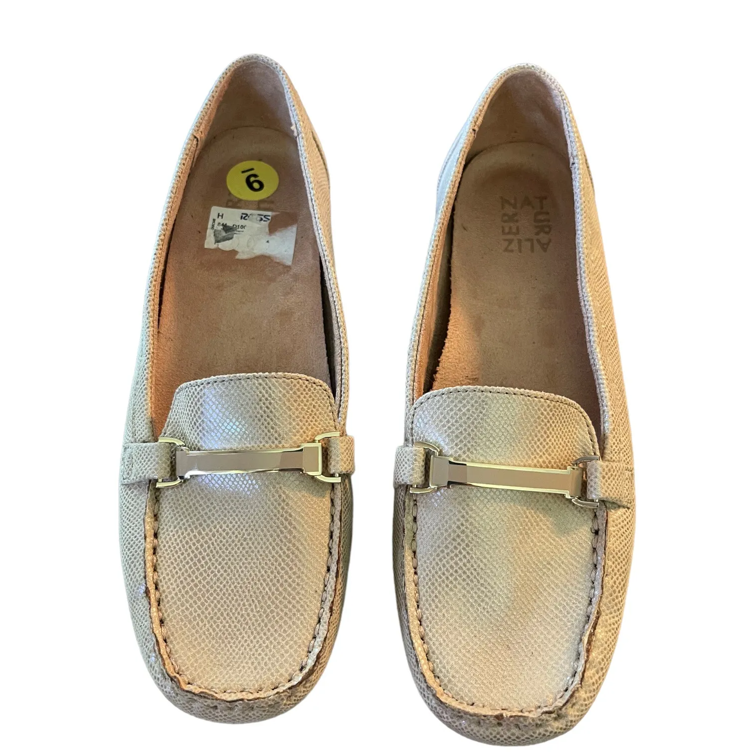 Naturalizer Slip On Sydney Loafer Beige Size 9 - Image 2