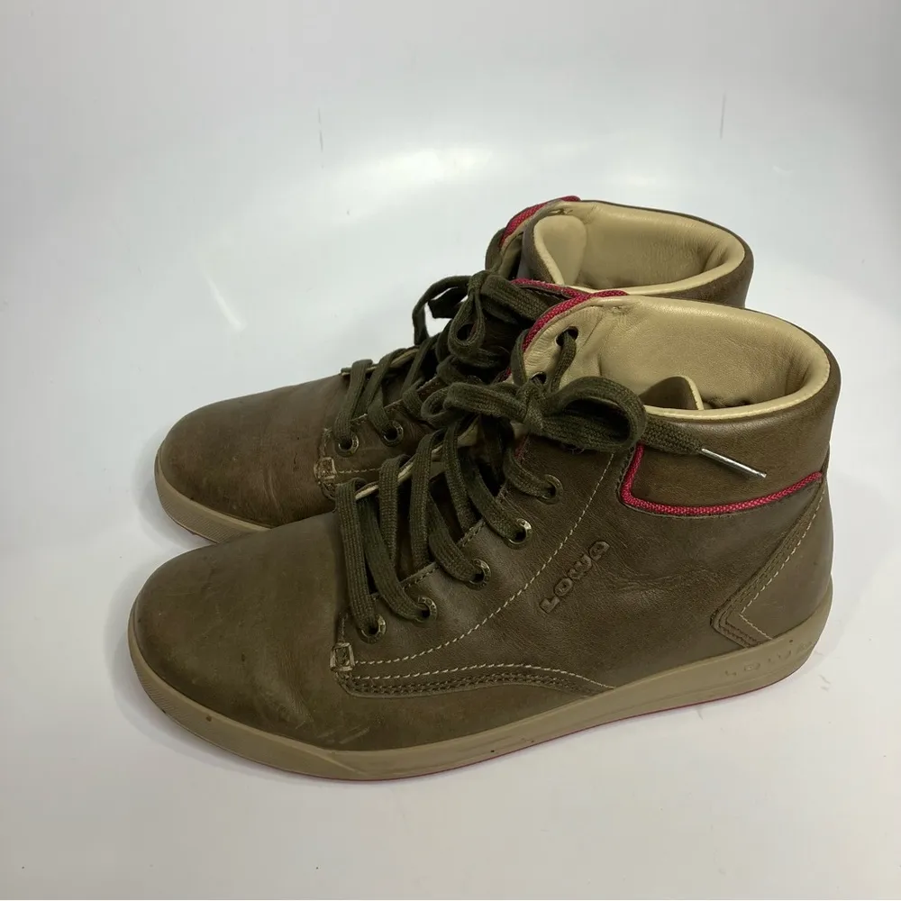 Lowa Alice LL QC boots‎ brown leather hiking casual women’s size 7 - Image 4