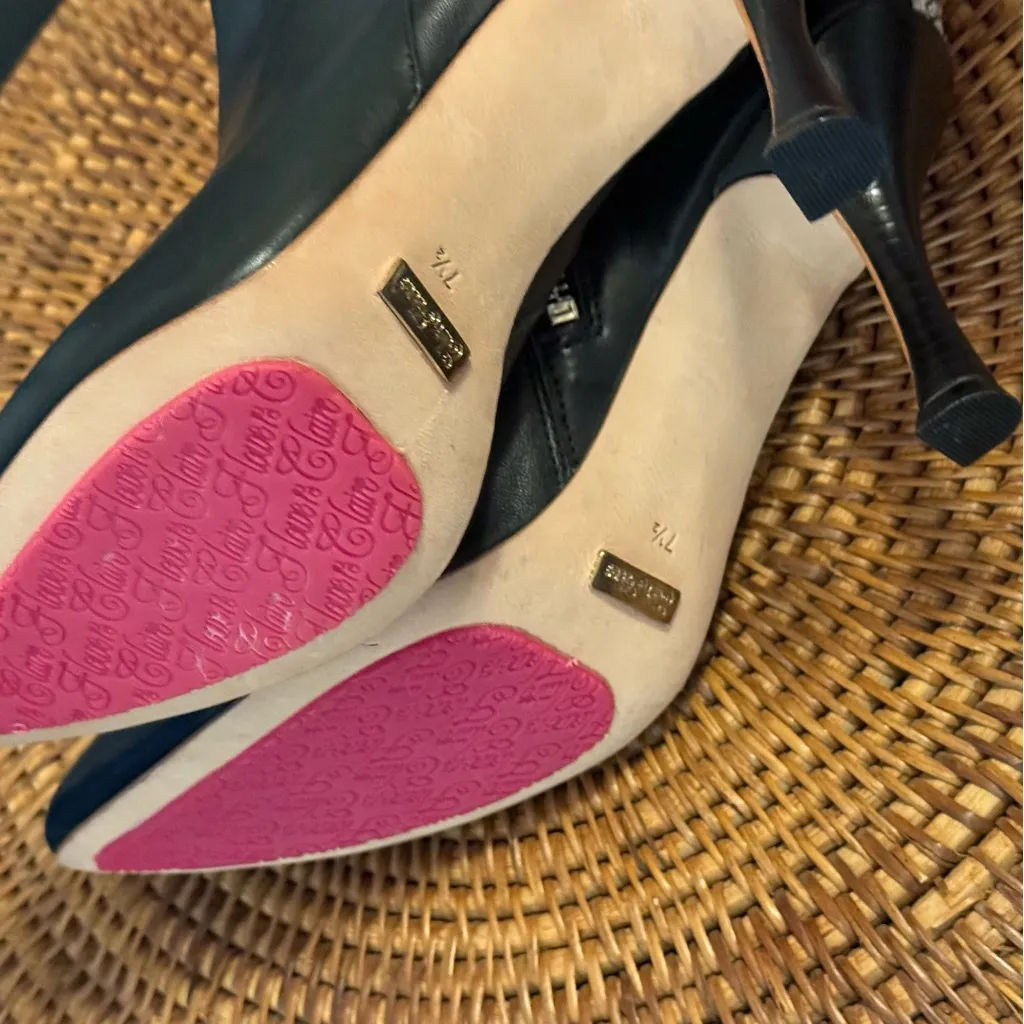 Claire Flowers beautiful ankle booties heels size 7.5 women’s Black - Image 11