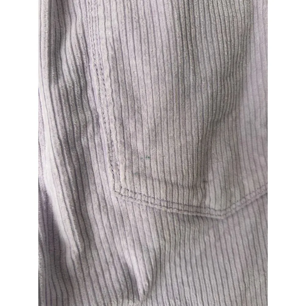 Frame Denim Lilac Corduroy Le High Straight Pants Size 27 - Image 7