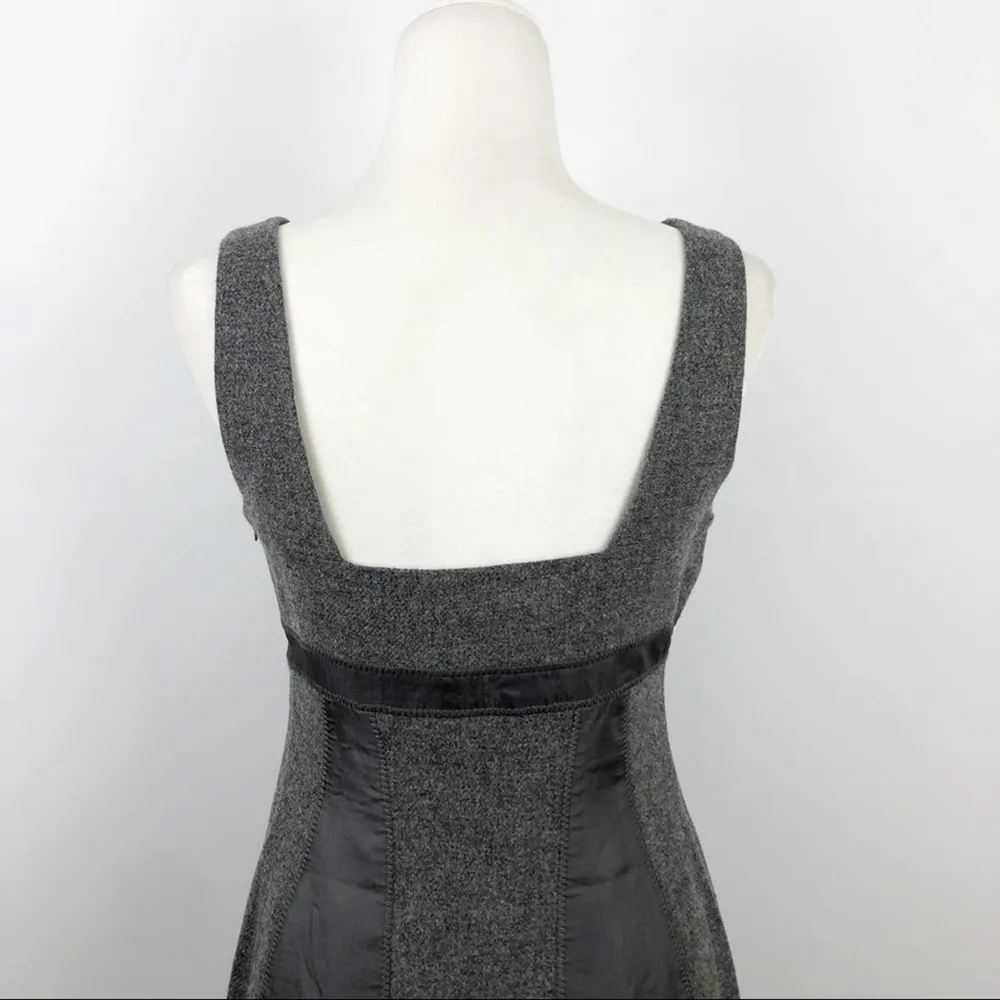 Susana Monaco Grey Wool/Silk Sleeveless Dress 6 - Image 10