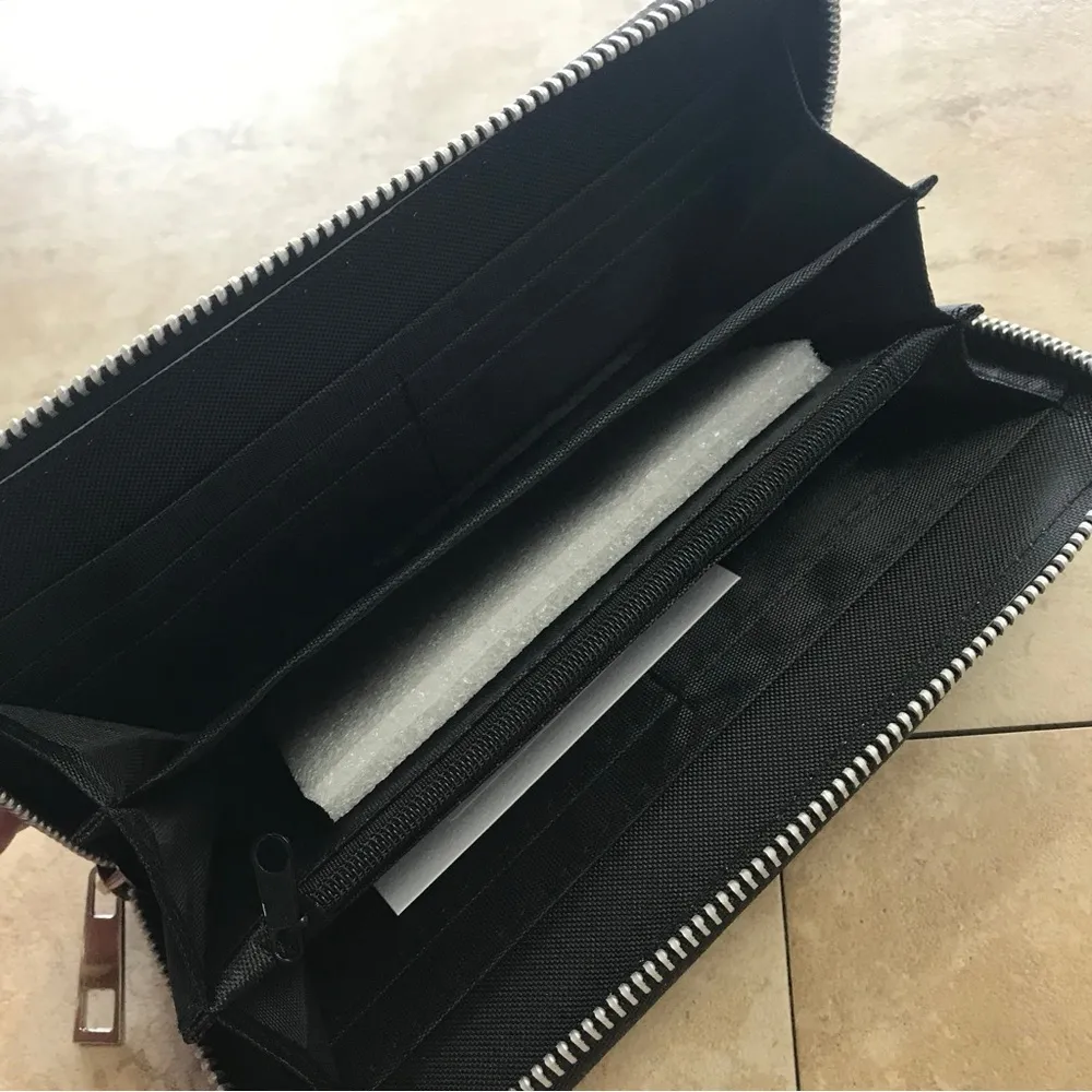 Brown animal print 3 compartment wallet - Image 2