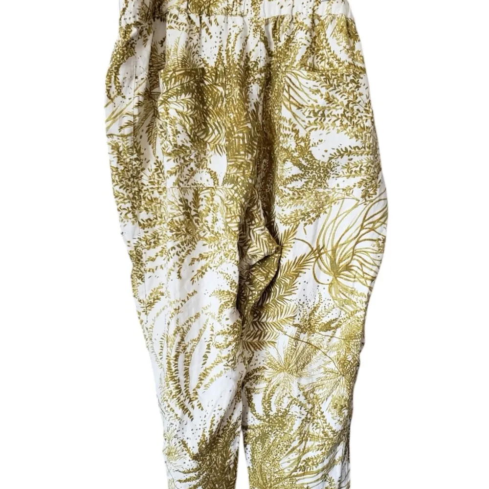 Pilcro Gold and Cream Women's Trousers New no Tags linen blend - Image 2