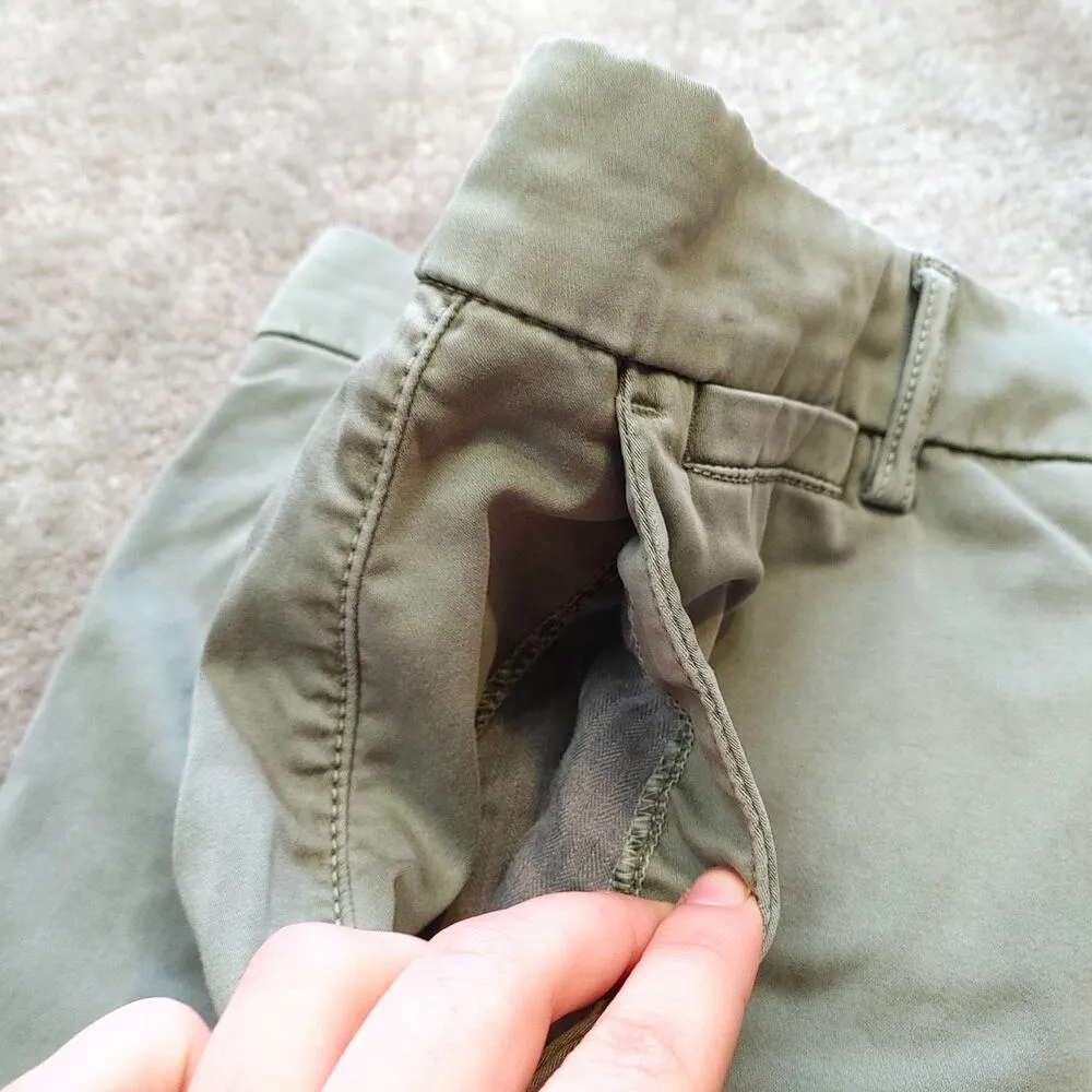 Banana Republic Green Straight Leg Jeans Soft Size 2 Work Pants Casual Bottoms - Image 2