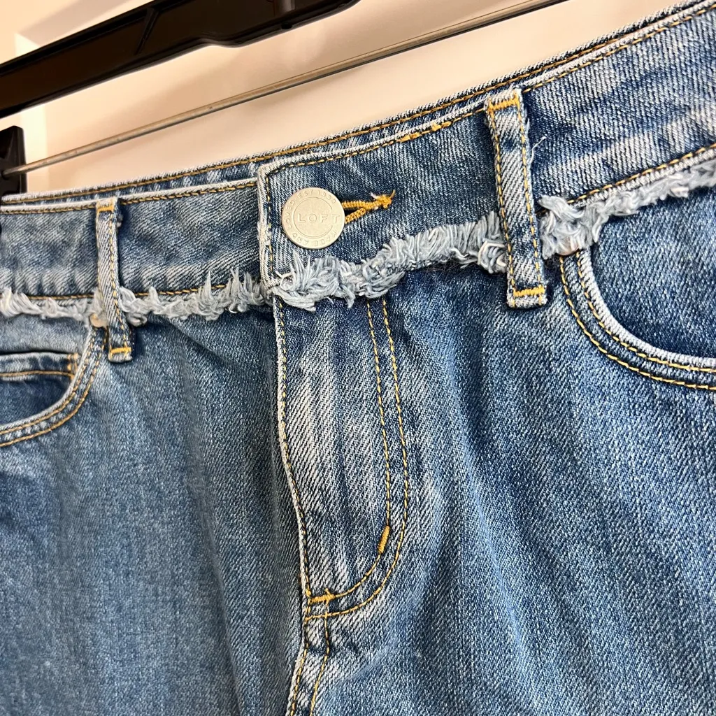 Loft ‎ Blue Denim Skirt - Image 5