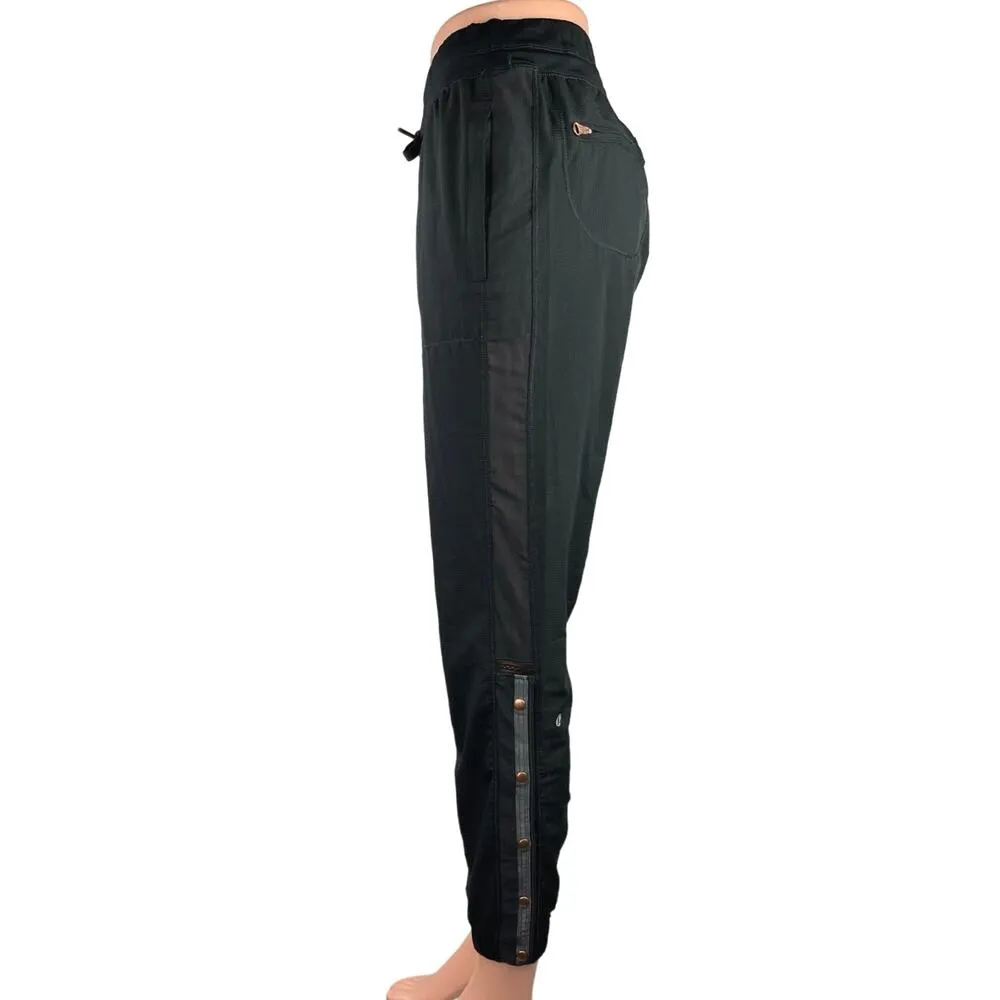 Lululemon Black Drawstring Mid Rise Workout Athletic Jogger Sweatpants Size S - Image 2