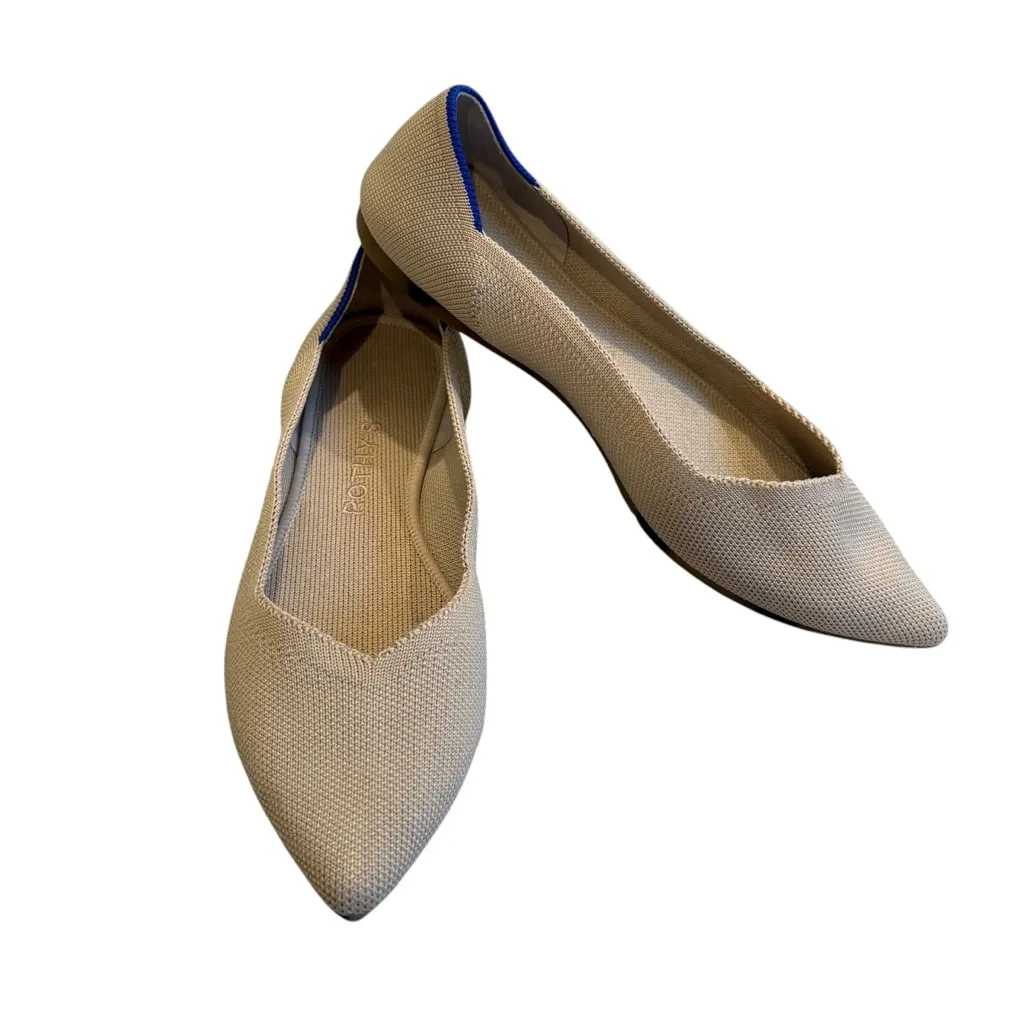 Rothy's The Point Flats in Ecru, Sz 7.5 - Image 4