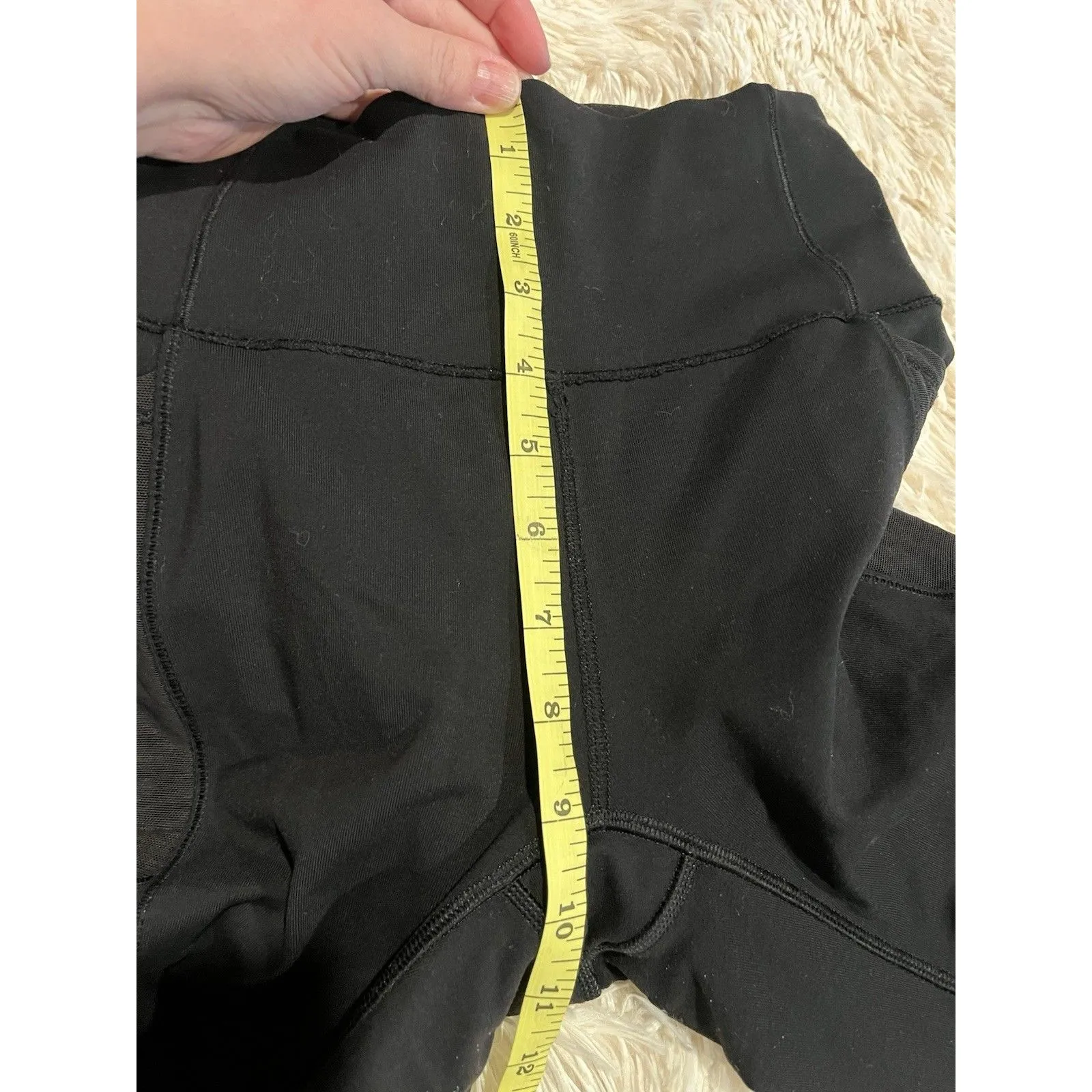 Lululemon pants yoga stretch waist pocket black Size 20x29 See Pics For Size - Image 8