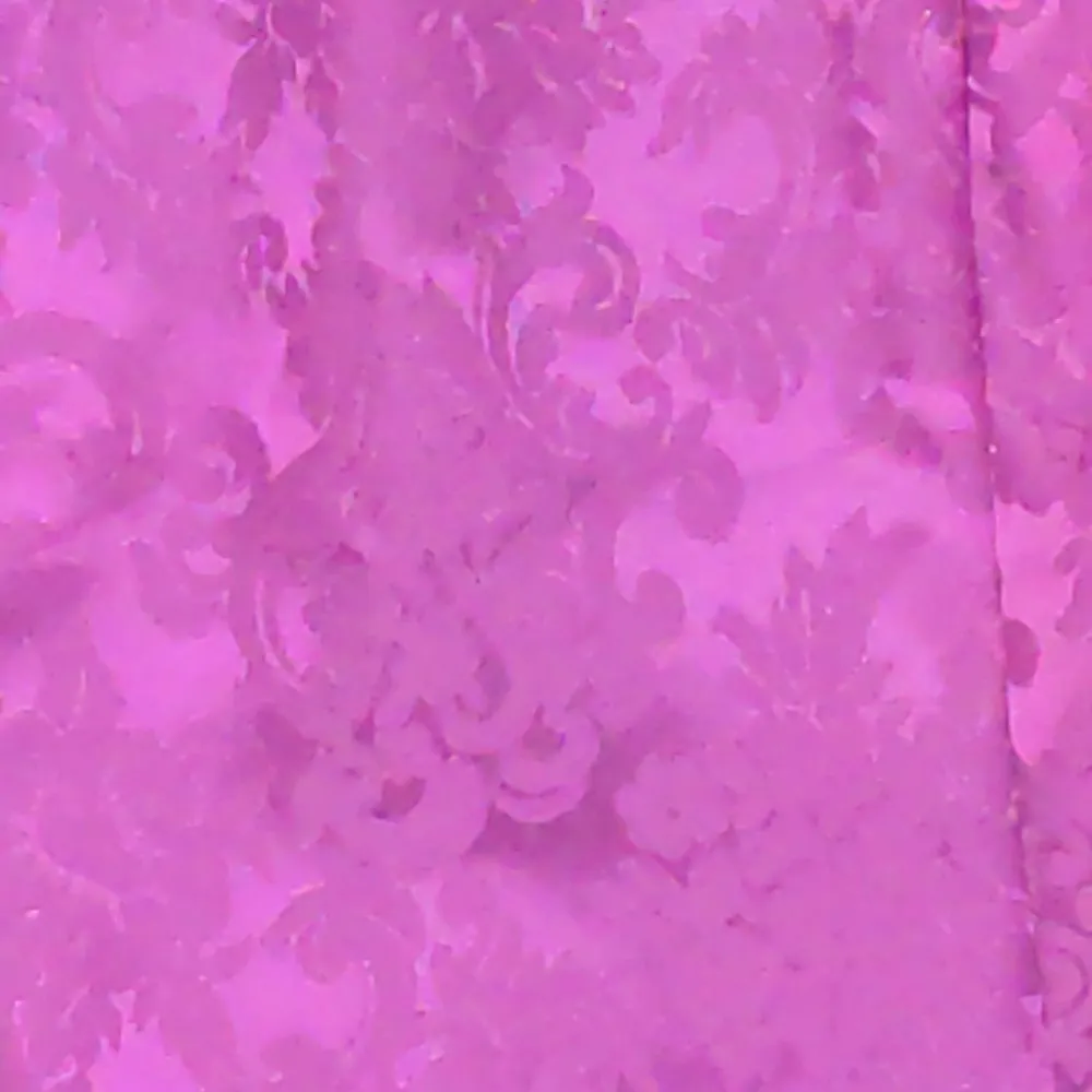 VTG Jessica McClintock Gunne Sax Fit & Flare Dress Damask Purple Juniors 7/8 New - Image 4