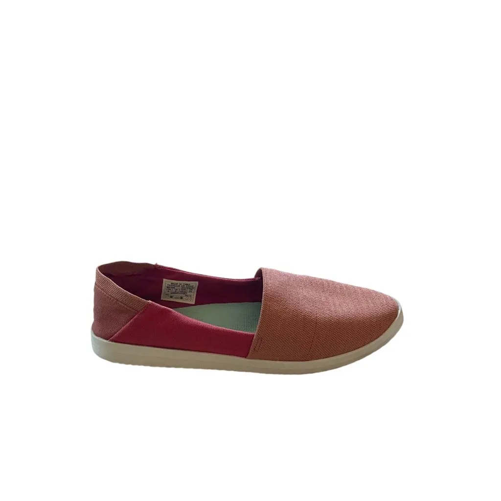 Reef Rose Flat Loafers Pink/Orange Size 8 - Image 3