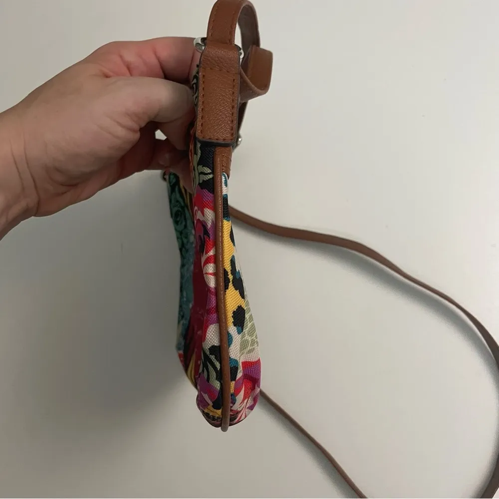 Lily Bloom Purse Crossbody Patchwork Floral Boho Bohemian Art To Wear Small - Image 8