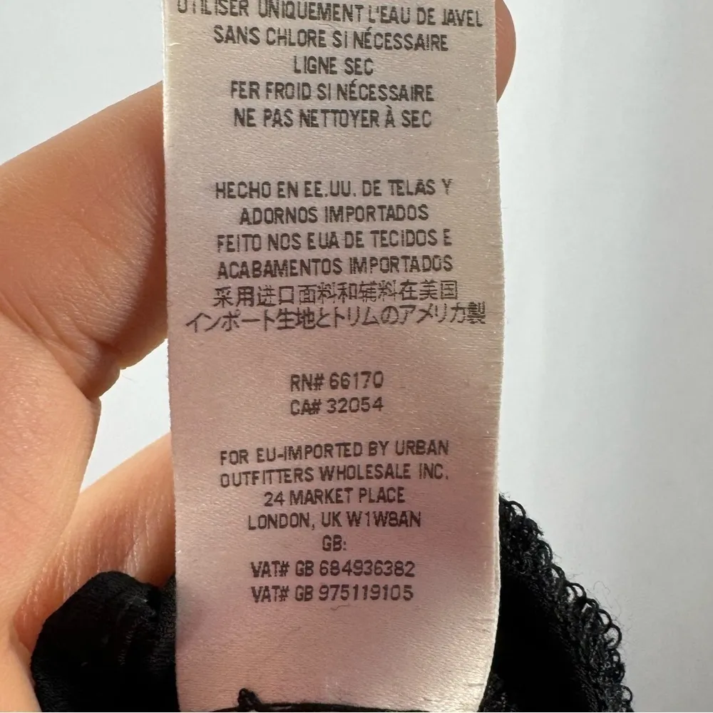 Free‎ People Emmy Lou Mini Dress in Black Size Small - Image 9