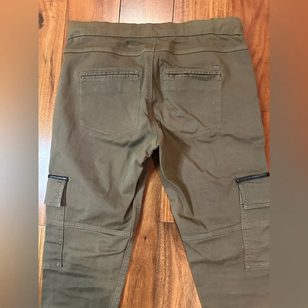 ZARA Z1975 Olive Green Khaki Cargo Skinny Pants - Special Edition - Image 11