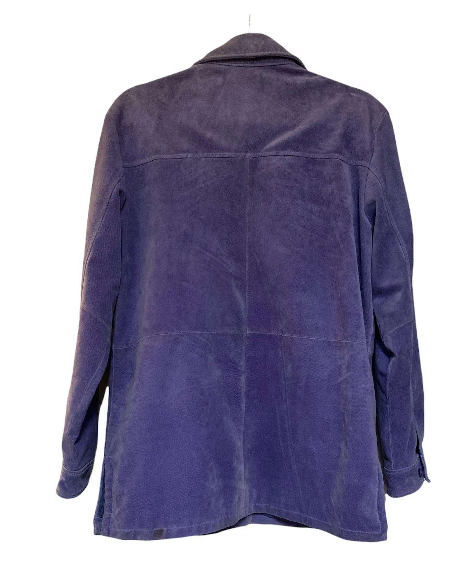 leather jacket lavender size Med - Image 2