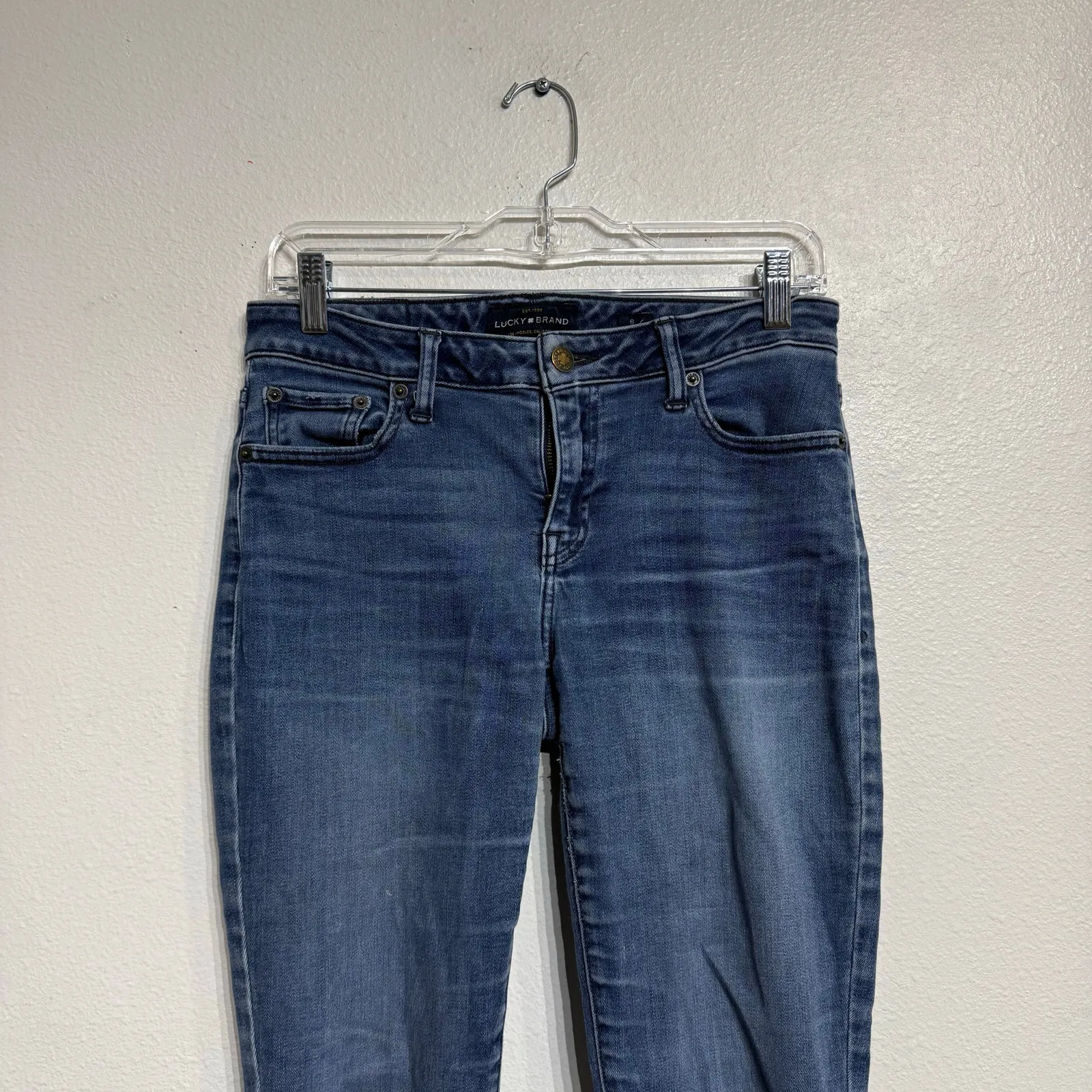 Lucky Brand Blue Lolita Super Skinny Jeans Sz 6 - Image 3