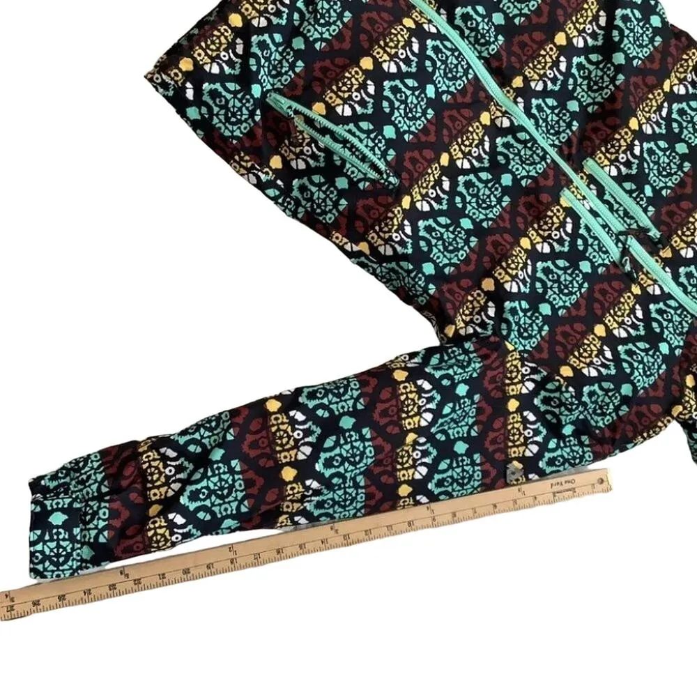 Aperture Size Medium M Intricate Funky Pattern Blue Snowboard Ski Coat Winter - Image 6