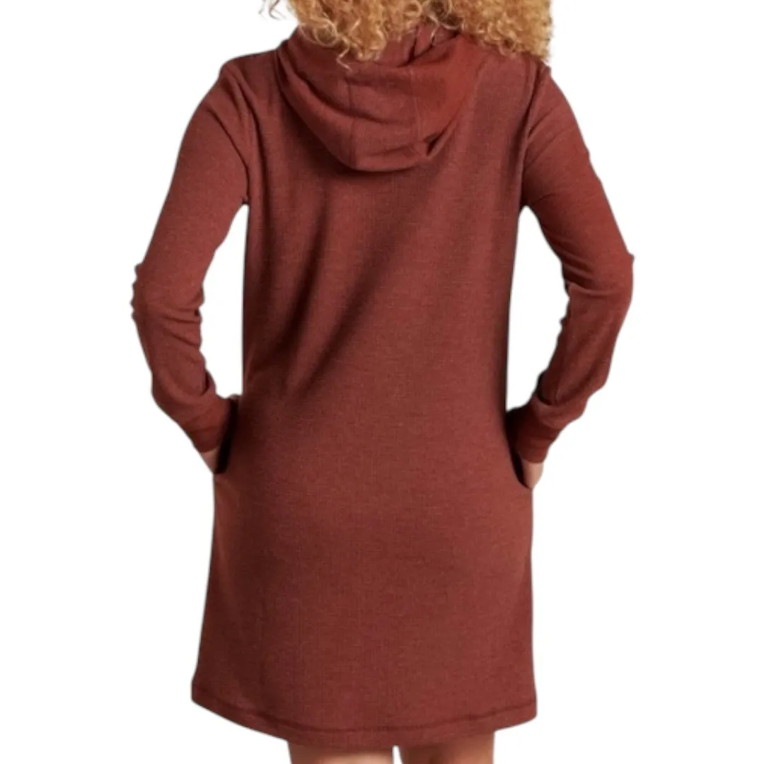 Toad & Co Intermosso Hooded Dress Rust Orange Pullover Size Small Acivewear - Image 2