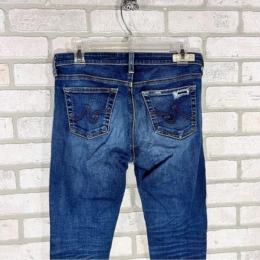 Ag The Super Skinny Legging Ankle Jeans in 7 Years Break Me Down Wash Size 27 - Image 7