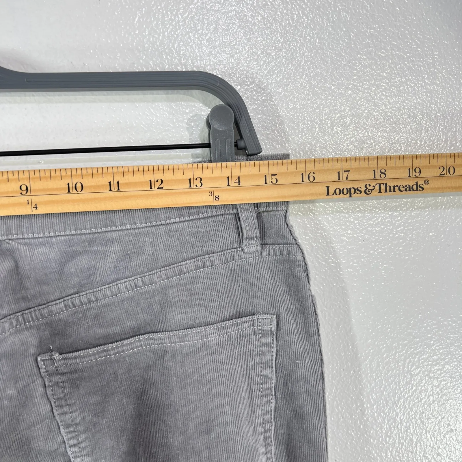 J.Crew Gray Corduroy Pants Men's Size 29‎ Slim Fit Stretch Cotton Casual Fall - Image 6