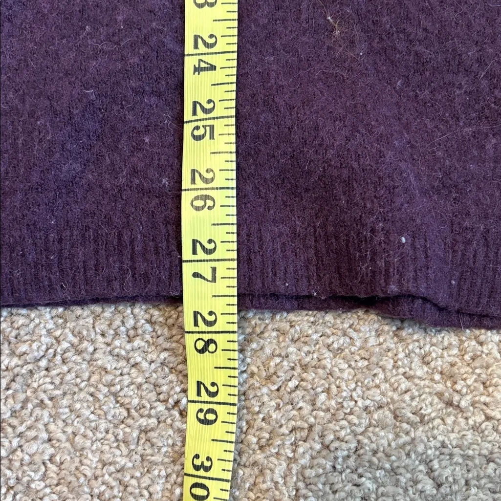 Free People colorblock Knit Skirt - Red and Purple - Image 4